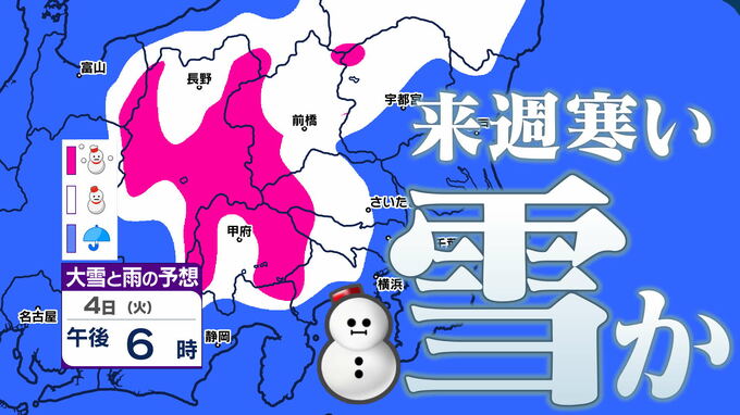【東京 横浜 首都圏雪か？】あすから３月なのに  来週は真冬に逆戻り  ひなまつり寒波？【雪のシミュレーション２日（日）～５日（水）】|TBS NEWS DIG
