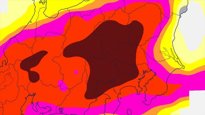 【関東甲信】雷を伴い″恐怖を感じる″猛烈な雨が降っている所が　所々で積乱雲が発達　12日午後も激しい雨の降る所がある見込み【雨と風のシミュレーション・発雷確率】　|　山梨のニュース | ＵＴＹテレビ山梨