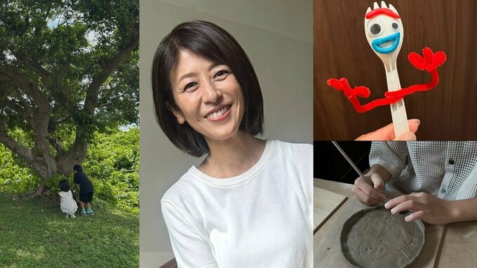【 白石美帆 】　家族で過ごした「濃厚な夏休み」を報告　「悩みなんか吹き飛ぶような時間でした」子どもたちとの手作り体験や星空ツアーに【夫は元V6・長野博さん】|TBS NEWS DIG