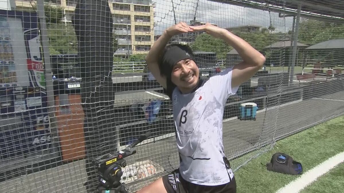 “芸人とアスリート”二足のわらじ履く愛知県東海市出身の納富翔大選手（40）がテックボール男子ダブルス予選に出場  母が応援する中…結果は?【アジア大会 愛知･名古屋2026】
