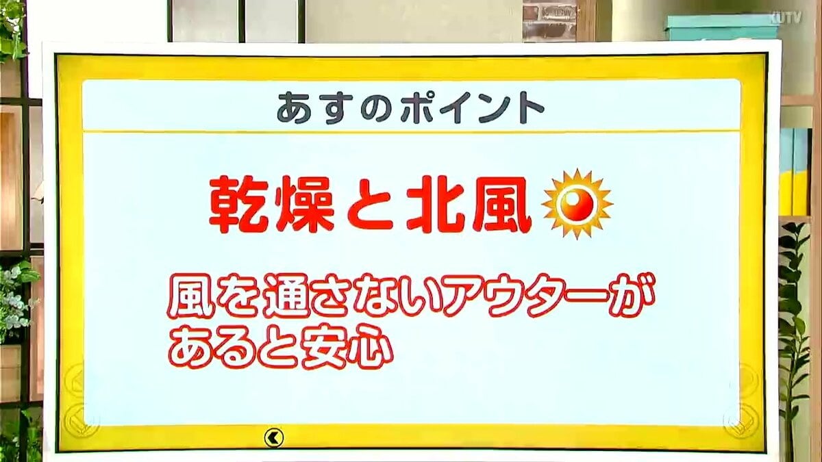 高知の天気　１８日　日中も気温低く　北風でより肌寒さも　山岸拓気象予報士が解説