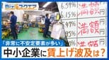 春闘・大企業で満額回答相次ぐ一方「中小企業の賃上げ」は黄色信号か？【Bizスクエア】|TBS NEWS DIG