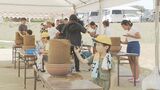 砂を削って作品制作 千里浜砂像王選手権　|　石川県のニュース｜MRO北陸放送