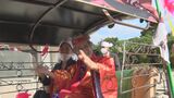 3人合わせて数え年291歳!石垣島の長寿地域・大浜地区で3人仲良くカジマヤー 数え年97歳を祝う 健康の秘訣は「食べて運動してよく寝る」 | 沖縄のニュース|RBC 琉球放送