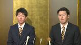プロ野球ドラフト会議で指名 愛媛MPの矢野泰二郎捕手と廣澤優投手 東京ヤクルトスワローズと仮契約 | 愛媛のニュース - Nスタえひめ|あいテレビは6チャンネル