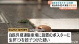 自民党のポスターに生卵を投げた男性 威力業務妨害の疑いで書類送検 | 愛媛のニュース - Nスタえひめ|あいテレビは6チャンネル