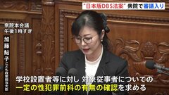 子どもと接する仕事に就く人に性犯罪歴がないかを確認する「日本版DBS」 衆議院で審議入り| TBS CROSS DIG with Bloomberg