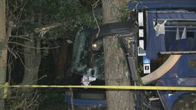 【速報】バスが道路沿いの林に突っ込む 乗客21人を病院搬送 運転手の男性が死亡 紀伊勝浦方面から埼玉・大宮方面に向かう途中 三重・御浜町|TBS NEWS DIG