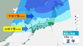 【寒波】今夜から“今季最強寒波”襲来 北日本は50cm大雪のおそれ 東・西日本にも"氷点下3℃"寒気 いつから寒くなる?寒気シミュレーション|TBS NEWS DIG