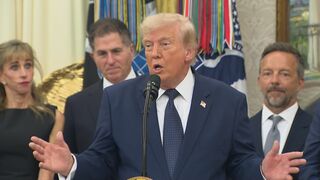 トランプ大統領　イラン攻撃の再開も選択肢　最終的な戦闘終結の「合意に至らなければ」　「体制転換は求めていない」とも強調| TBS CROSS DIG with Bloomberg