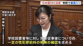 子どもと接する仕事に就く人に性犯罪歴がないかを確認する「日本版DBS」 衆議院で審議入り|TBS NEWS DIG