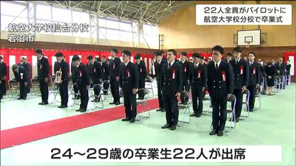 22人全員が民間航空会社のパイロットに「教官の絶対に育ててやるという