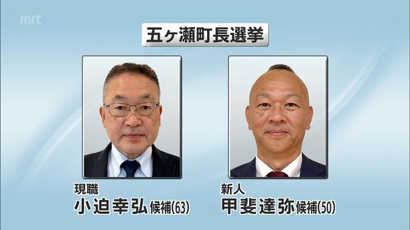 五ヶ瀬町長選挙が告示　現職と新人の一騎打ちに　|　MRTニュース ｜ ＭＲＴ宮崎放送