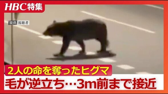 仕留めたハンターが証言「毛が逆立って頭の大きさが倍に…しくじったら俺は」新聞配達員の命を奪ったヒグマと対峙した緊迫の瞬間　警察への通報は北海道で過去最多の5249件　|　北海道のニュース｜HBC北海道放送