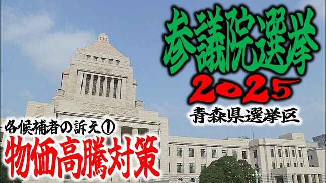 【青森県選挙区】各候補の訴えは… ①物価高騰対策【参議院選挙2025】|TBS NEWS DIG