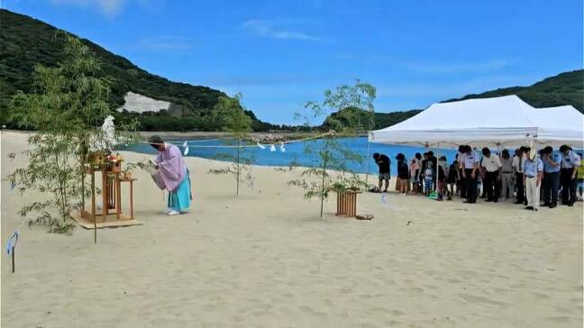 絶景!映画のロケ地 甑島手打海岸で海開き 鹿児島|TBS NEWS DIG