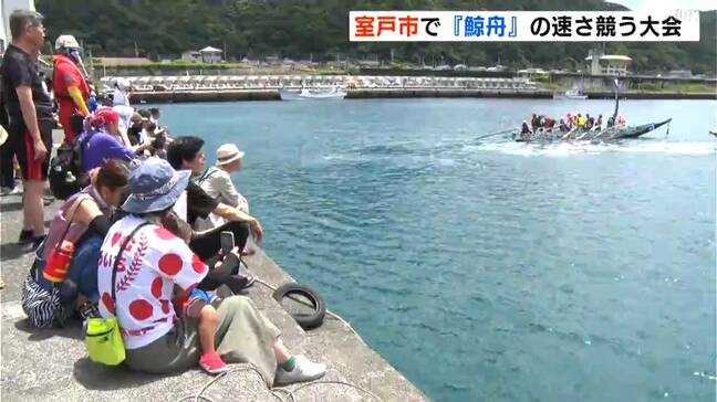 「土佐捕鯨発祥の地」ともいわれる高知県室戸市で『鯨舟』の早さ競う大会に１９チームが参加|TBS NEWS DIG