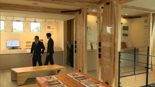 木材を使った新建材CLTの強さを体感できるショールームが香川県宇多津町にオープン【香川】|TBS NEWS DIG