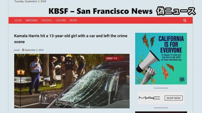 ロシアがハリス陣営標的にした偽動画で米大統領選挙を妨害　マイクロソフト発表|TBS NEWS DIG