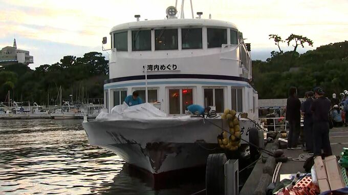 「減速せずに突っ込んだ」静岡県の沼津港で遊覧船が岸壁に衝突 船内にいた15人けが 命に別状なし【速報】|TBS NEWS DIG