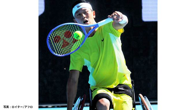 小田凱人 全豪オープン連覇ならず 　パリパラからの連勝も「20」で止まる【車いすテニス】|TBS NEWS DIG