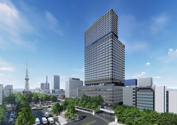 2024年春にグランドオープン 新・中日ビルのロゴマーク発表 「これからも、まちとサカエる。」名古屋・栄に地上33階建て高層ビル 24～32階は「ザ ロイヤルパークホテル アイコニック 名古屋」　|　名古屋・愛知・岐阜・三重のニュース【CBC news】 | CBC web