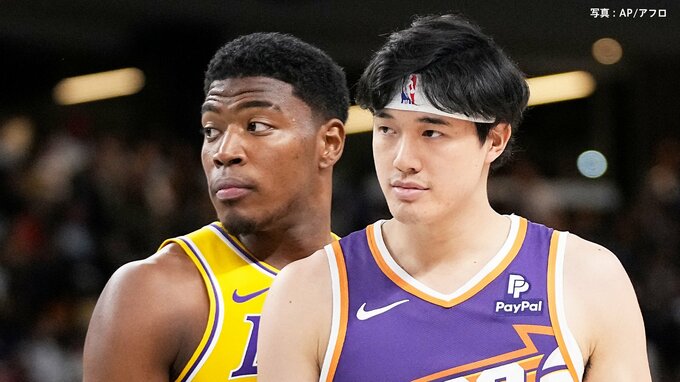 NBA 八村塁vs渡邊雄太 今季2度目の対決は終盤逆転のレイカーズ八村に軍配 ！ 日本人対決は通算2勝5敗 |TBS NEWS DIG