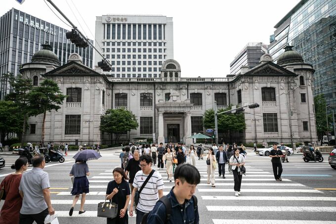 韓国中銀、0.25ポイント利下げへ－トランプ関税で景気低迷リスク