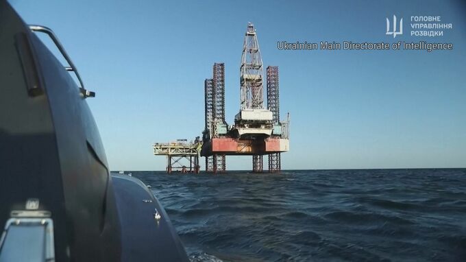 ウクライナ　クリミア近くの石油掘削施設奪還と発表　侵攻開始以降ロシアが軍事目的で使用|TBS NEWS DIG