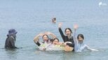 「楽しい思い出を初めての船で作れた」海の日に梅雨明け...県内のビーチにぎわう 定期船では小学生が1日船長に＝静岡|TBS NEWS DIG