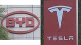 2025年のEV販売台数で中国メーカー・BYDがテスラを初めて上回り世界首位に|TBS NEWS DIG
