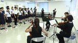日本フィル弦楽器奏者4人が沿岸の高校生と交流 8月5日のコンサート共演前に演奏と合唱で絆深める 岩手・宮古市|TBS NEWS DIG