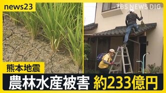 【熊本地震】八代市でボランティア受け入れ始まる　農業にも影響続く…農林水産業関連の被害額は現時点で約233億円　路線バスは復旧に遅れ【news23】|TBS NEWS DIG