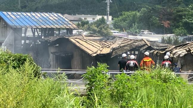 【速報】建物火災　国道139号が一部通行止め　【午前11時45分現在】|TBS NEWS DIG