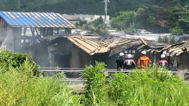 【速報】建物火災　国道139号が一部通行止め　【午前11時45分現在】|TBS NEWS DIG