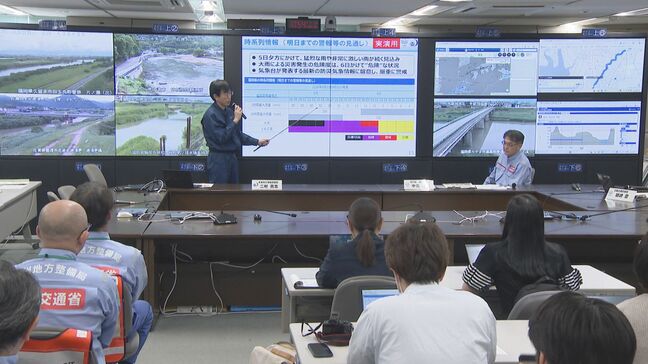 【模擬会見】新たな防災気象情報を的確に伝えられた? 福岡管区気象台と九州地方整備局が実施 |TBS NEWS DIG