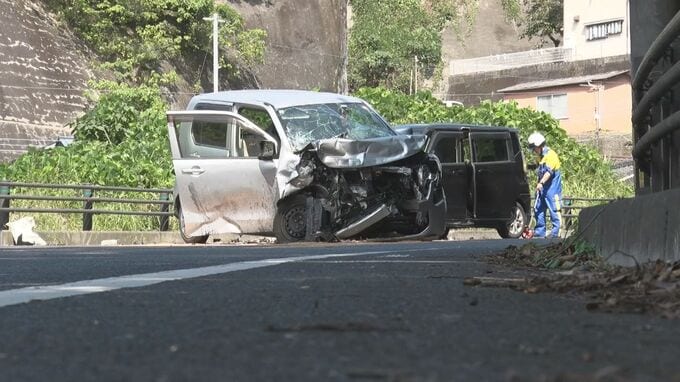 坂道のカーブで車同士が衝突　乗用車運転の男性(66)死亡　鹿児島市|TBS NEWS DIG