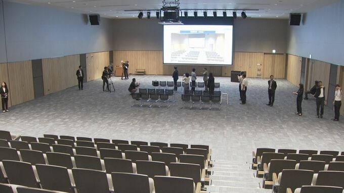 施設不足”解消へ期待　西京銀行新本社ビルのホール　行政や経済界向け内覧会　山口・周南|TBS NEWS DIG