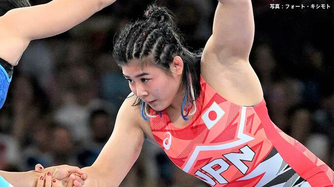 レスリング女子68キロ級 尾﨑野乃香 銅メダル！東京五輪銀メダリストに勝利、日本勢はこの階級で2大会ぶりのメダル【パリ五輪】|TBS NEWS DIG