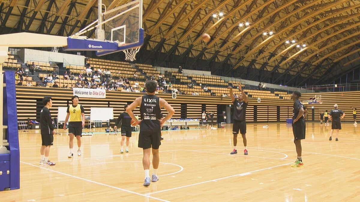 東京サンロッカーズが大分で国内初合宿　Bリーグ開幕に向け練習を一般公開