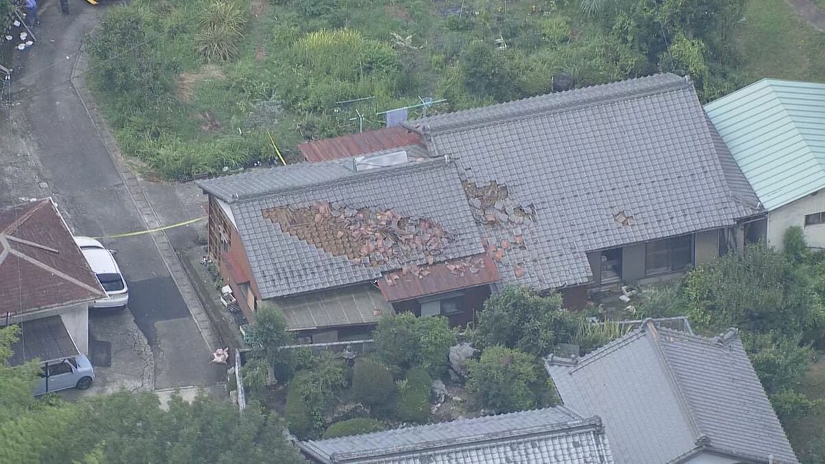 突風被害か 岐阜市で｢屋根｣や｢瓦｣など吹き飛ぶ 昨夜停電した時間帯に突風が発生？けが人なし 城田寺地区