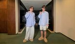【 岩田剛典 】　「着替えたら頭からつま先まで全部一緒の人が楽屋にいた。。」「こんなことある？怖いってw」　ＮＡＯＴＯさんとの２ショットに反響|TBS NEWS DIG