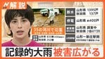 記録的大雨の被害広がる 山形や秋田など35の河川が氾濫や断水・停電続く さらに被害は増えるおそれも【Nスタ解説】|TBS NEWS DIG