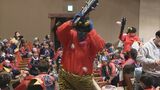 「鬼やっつけたぞー」節分を前に園児たちが鬼退治 防火・防災も学ぶ | 福岡のニュース|RKB NEWS|RKB毎日放送