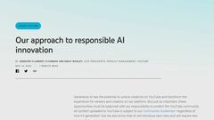 YouTube　生成AIによる動画に明示を求める| TBS CROSS DIG with Bloomberg