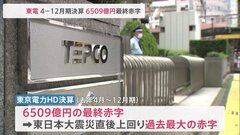 東京電力HD　2022年4月～12月期　6509億円の最終赤字| TBS CROSS DIG with Bloomberg