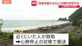 兄弟2人を助けようと海に…39歳の父親が溺れて心肺停止で搬送　北海道・豊浦町　2人は自力で岸に上がる　3人ともライフジャケット着用せず|TBS NEWS DIG