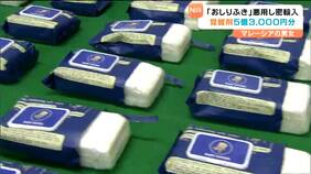 赤ちゃんおしりふきに“9.2㎏の覚醒剤”しみこませ密輸 マレーシア国籍の男女2人逮捕・起訴 末端価格5億3000万円 宮城|TBS NEWS DIG