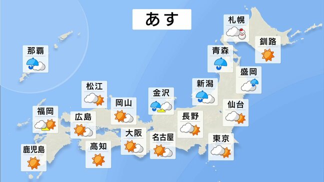 あす(28日)北陸から北の日本海側で雨 特に北海道は雨から雪へ あすにかけて暴風に注意・警戒|TBS NEWS DIG
