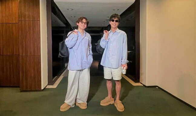 【 岩田剛典 】 「着替えたら頭からつま先まで全部一緒の人が楽屋にいた。。」「こんなことある?怖いってw」 NAOTOさんとの2ショットに反響|TBS NEWS DIG